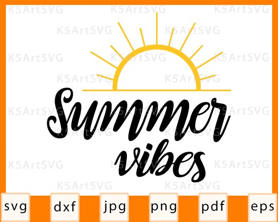 Download Summer Vibes Svg Vacation Mode Svg File For Cricut And Other Etsy