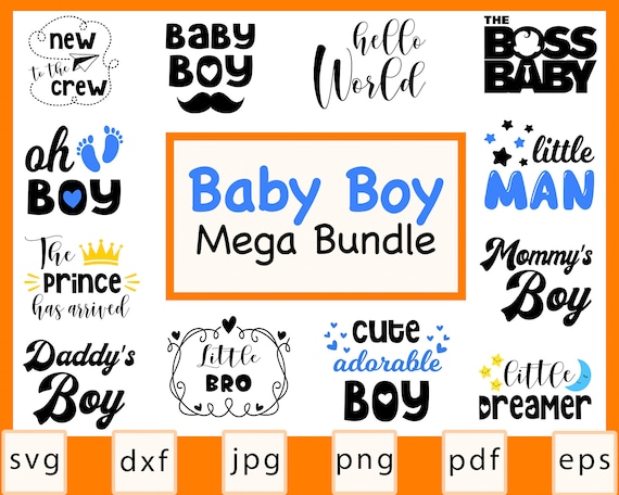 Download Baby Boy Svg Bundle Newborn Boy Svg Kids Babies Bundle Etsy