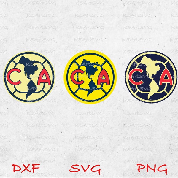 Club America SVG, Sports Team SVG, Cut File, Liga MX, Mexican football svg png dxf