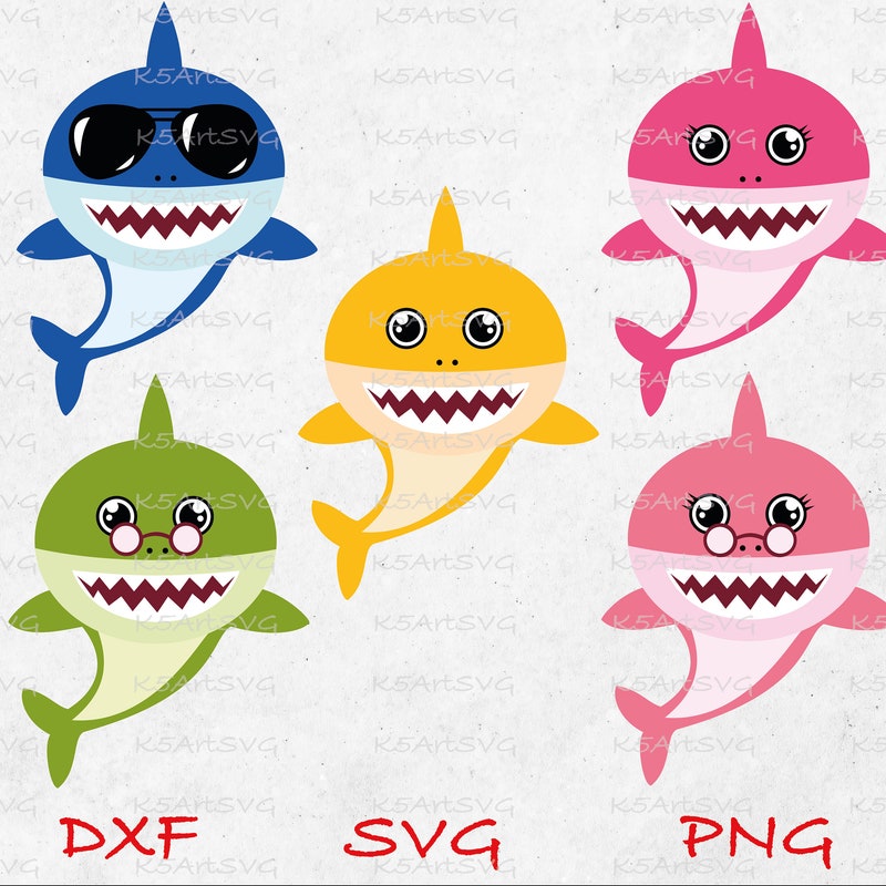 Baby Shark Svg - Etsy