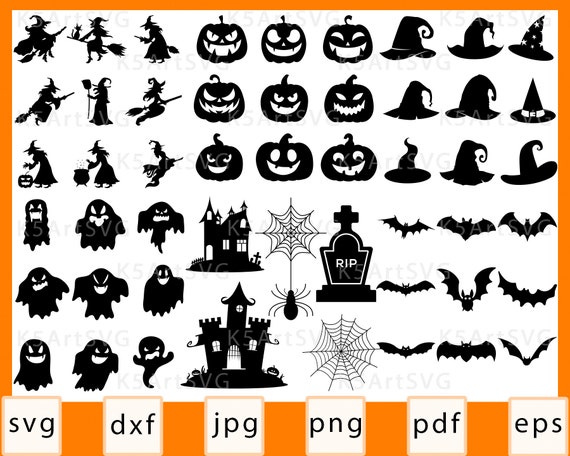 Download Halloween Bundle Svg Halloween Silhouette Svg Halloween Clipart Pumpkin Svg Files Ghost Svg Halloween Vector Spiderweb Svg Witch Svg Spider Clip Art Art Collectibles Vadel Com