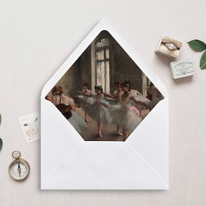 Umschlag Liner, A7, EuroFlap, SquareFlap, 6.5 Square, A6, 5.75 Square, 4 Bar, 4 Bar für 5x7 Hochzeitseinladungen, Ballerinas 4