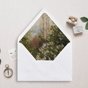 Druckbare Umschlag Liner, A7, Euro Klappe, Quadrat Klappe, 6,5 Quadrat, A6, 5,75 Quadrat, 4 Stange, 4 Stange für 5x7 Hochzeitseinladungen, Fliederbaum