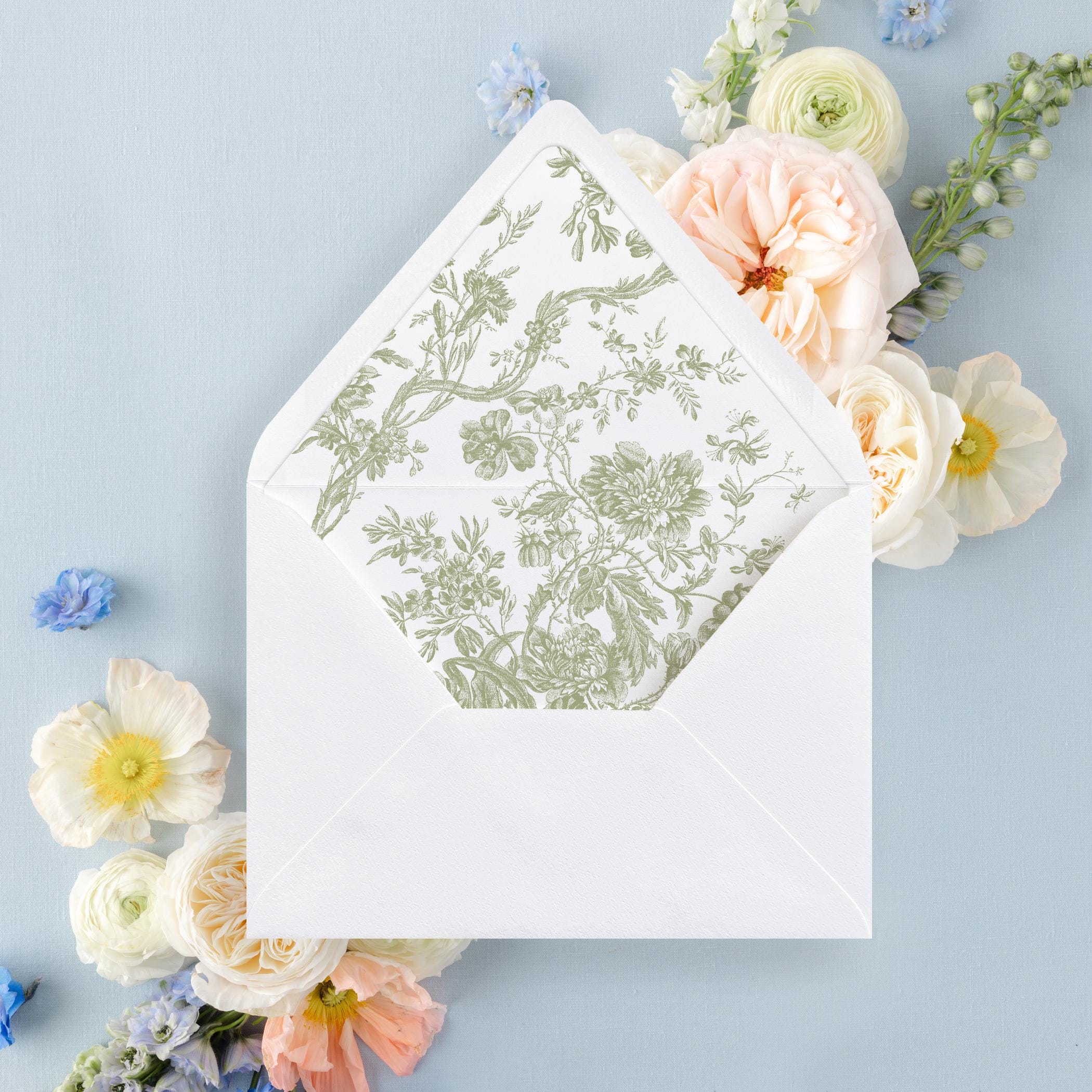 Netuno 100 Green Coloured Envelopes DL 110 X 220 Mm 4.33 X 8.66 In - View #6