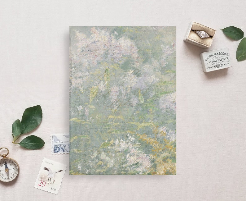 May include: A green and white abstract painting with a textured surface. The painting is framed and ready to hang.