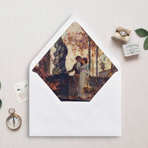 Druckbare Umschlag Liner, A7, Euro Klappe, Quadrat Klappe, 6,5 Quadrat, A6, 5,75 Quadrat, 4 Stange, 4 Stange für 5x7 Hochzeitseinladungen, Autumn Walk