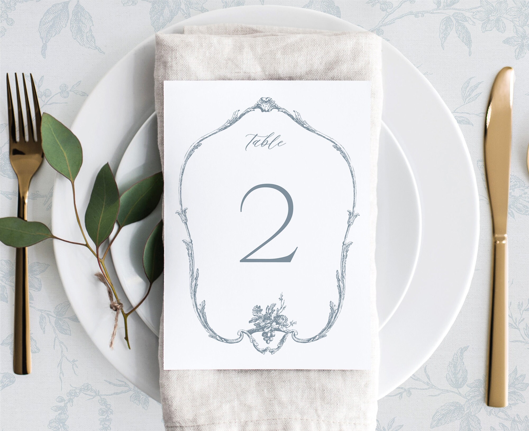 Printable Wedding Table Numbers Template, Editable Small Table Sign ...