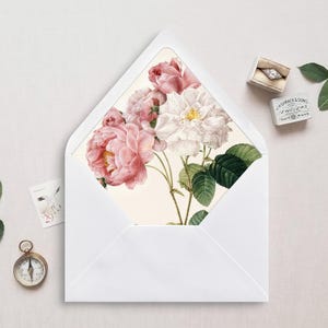 Umschlag Liner zum Ausdrucken, A7, Euro Klappe, Quadrat Klappe, 6.5 Quadrat, A6, 5.75 Quadrat, 4 Stange, 4 Stange für 5x7 Hochzeitseinladungen, Rosa 5