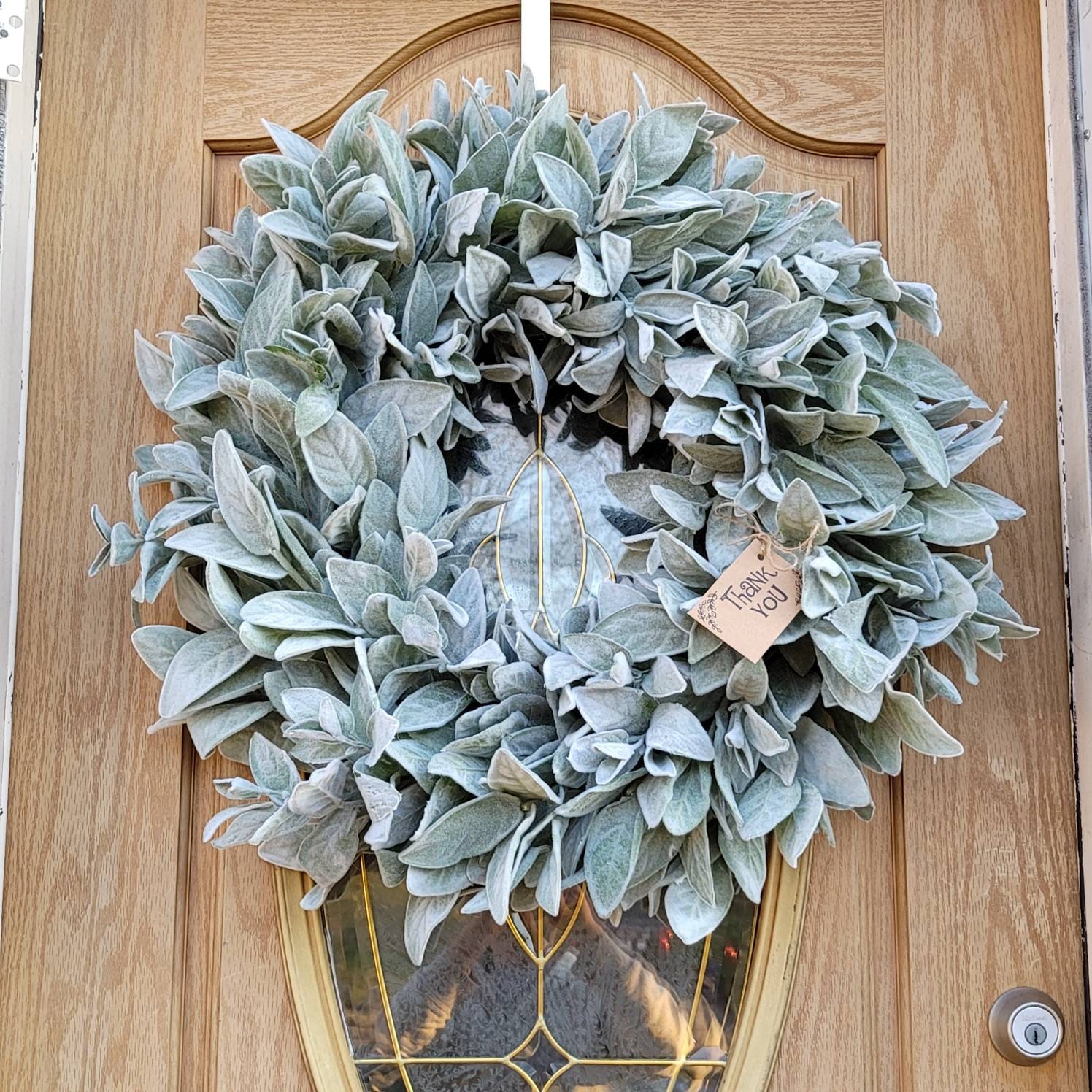 Lambs Ear WreathLarge Lambs Ear WreathYear Round Lambs Ear Etsy