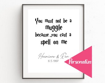 Unbreakable Vow Harry Potter Quotes Wedding Vows Gift Etsy