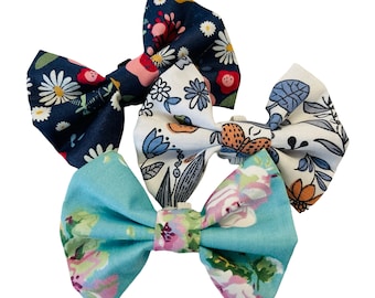 3 x SMALL Dog Bowties * Fabulous Bargain Gift Pack* 3 Designs * Bargain Price * Slips over the Collar * Size S - #BOW9