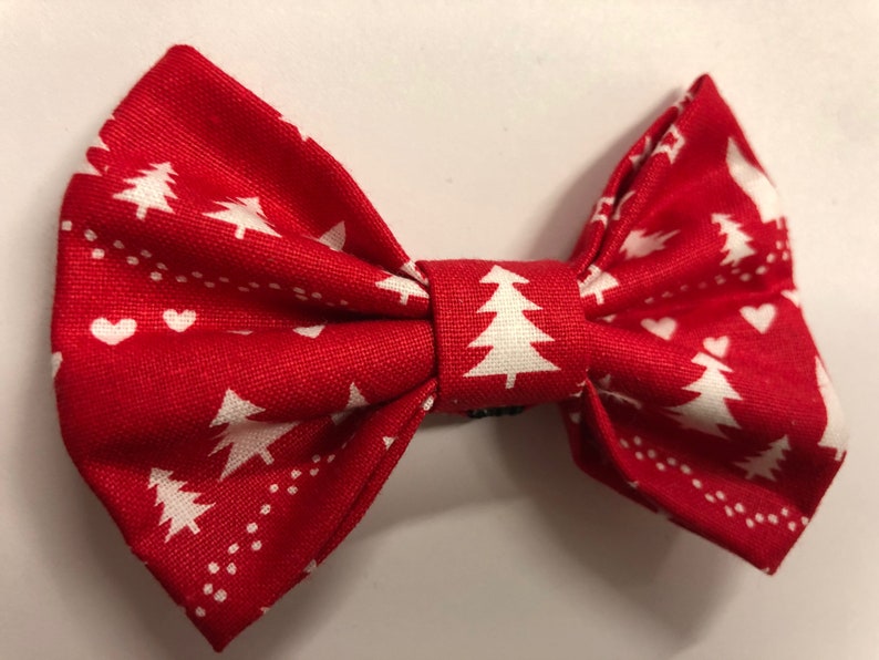 Christmas Holly Pet Bow tie