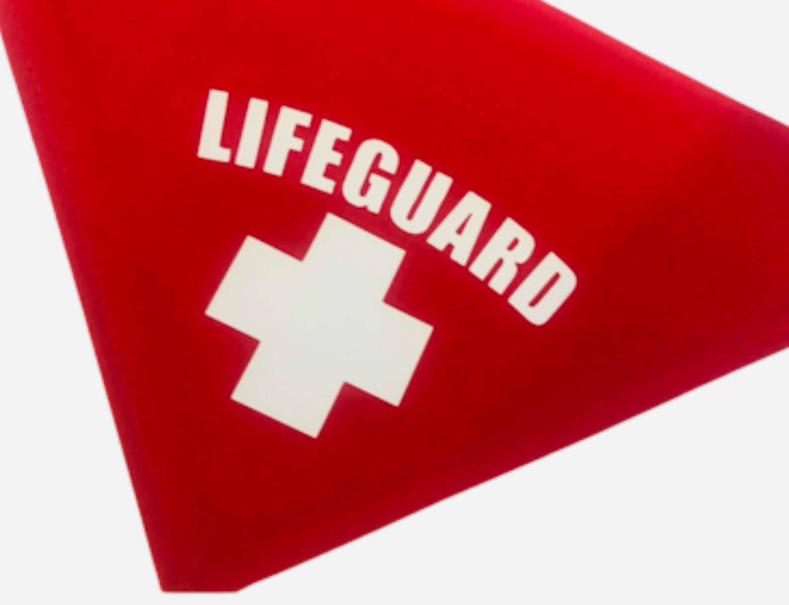 DOG Bandana Lifeguard Design Slips Over the Collar Xs Etsy