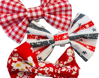 3 x SMALL Dog Bowties * Fabulous Bargain Gift Pack* 3 Designs * Bargain Price * Slips over the Collar * Size S - #BOW13