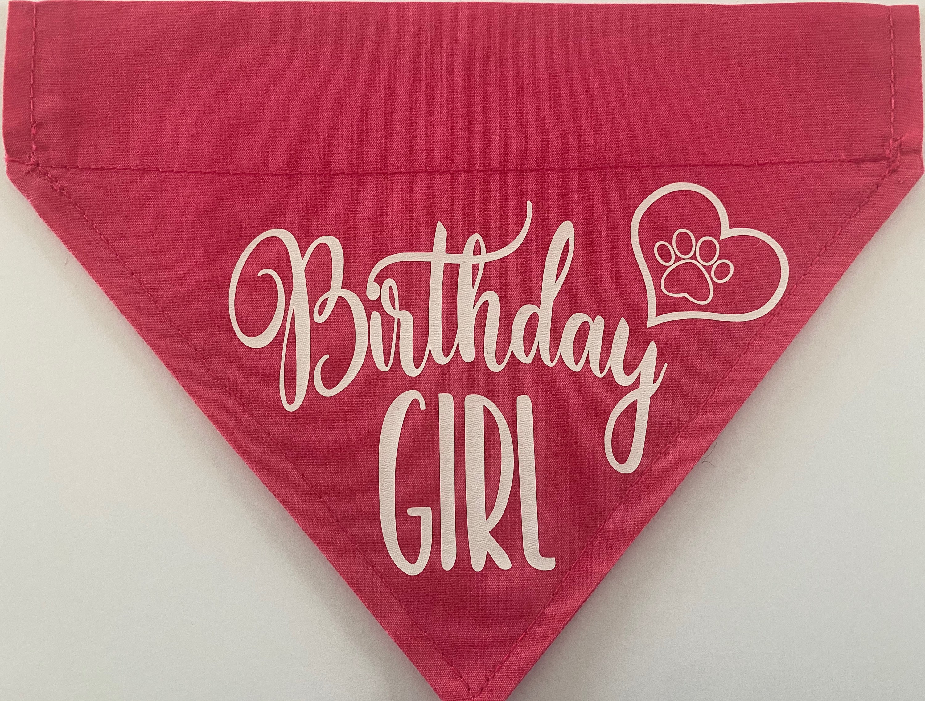 Dog Birthday Bandana birthday Boy / Girl Blue or Pink Etsy UK