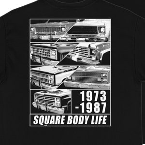 Square Body T-Shirt Squarebody Truck Shirt, C10 Tee, Gift For Classic Truck Enthusiasts
