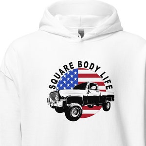 Square Body Truck Hoodie Squarebody Life Sweatshirt Gift For Classic Truck Lovers