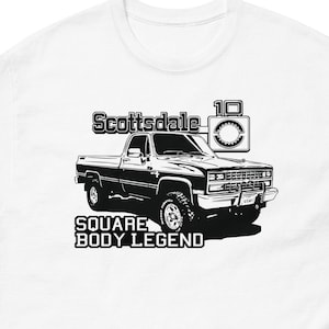 Squarebody Truck Scottsdale Shirt | Square Body Chevy T-Shirt | Gift Idea | Truck Enthusiasts | Vintage Truck Shirt | Classic