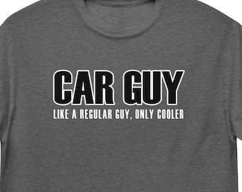 Camiseta divertida de entusiasta de los coches: regalo para hombre
