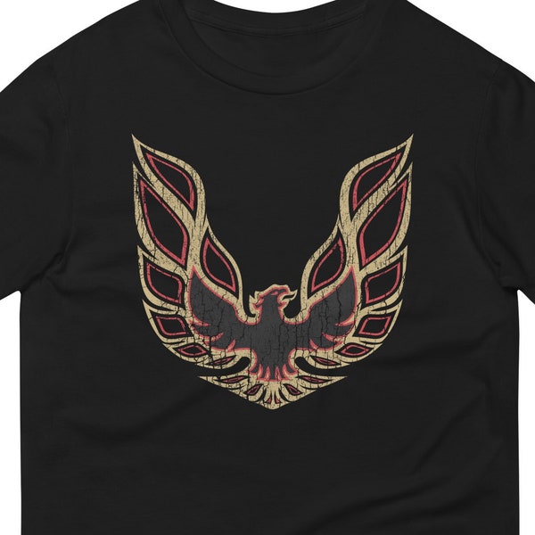 Pontiac Traditional TA Logo Trans Am T-Shirt, Mens Car Enthusiast Shirt, Classic Muscle Car Tee