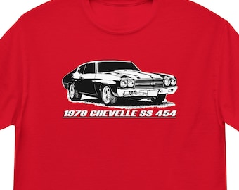 Camiseta del Chevelle 454 de 1970 para entusiastas de los muscle cars