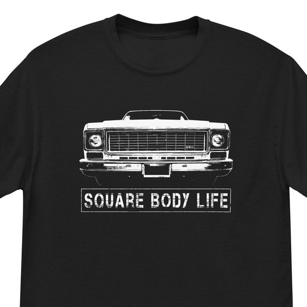 Square Body C-10 T-Shirt, 70s Squarebody Grille Shirt, Classic Truck Tee, Car Enthusiast Gift, Fathers Day, Valentines, Birthday Dad