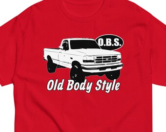 Camiseta de camión OBS: Camioneta clásica, camiseta para entusiastas de los autos