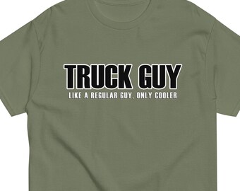 Camiseta divertida del tipo de la camioneta, como un tipo normal, solo un refrán genial