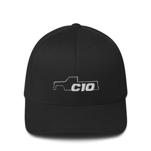 Squarebody Baseball Hat, Square Body C10 Cap With Closed Back And Elastic Band