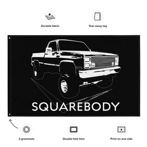 Square Body Truck Flag
