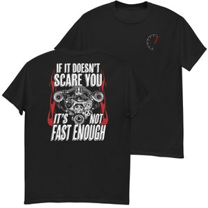 Car Enthusiasts Shirt, Gear Head Race Car Drag Racing Hot Rod T-Shirt in black