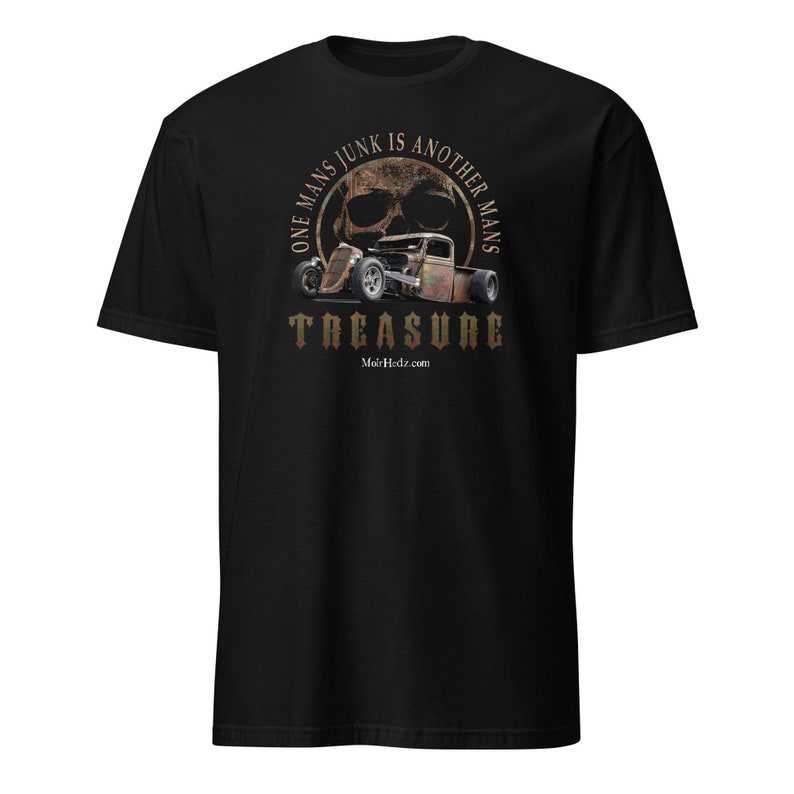 rat rod shirt, car enthusiast shirt - Black