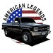 86 Square Body Chevy Truck K10 American Flag png Graphic Clip Art file for Printing tshirts cakes screenprint DTG 