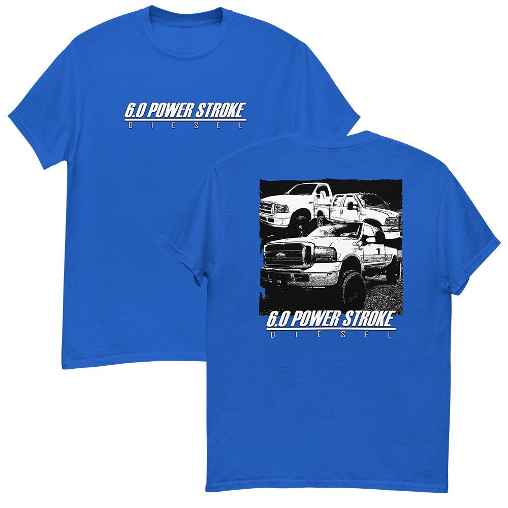 6.0 Powerstroke Shirt, Power Stroke T-shirt With Trucks
