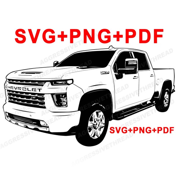 Chevy Pickup Vector - Etsy