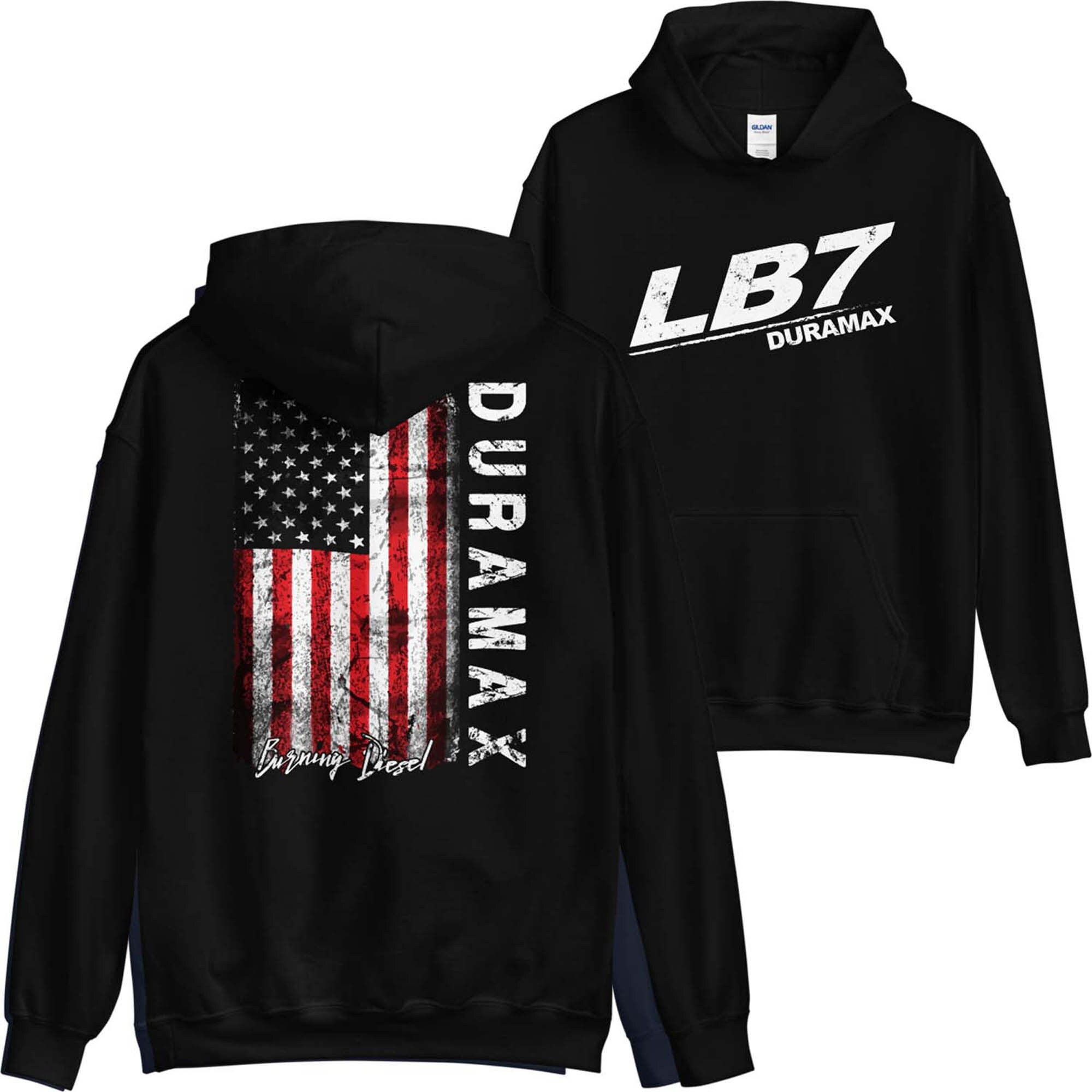 LB7 Duramax Hoodie Sweatshirt With American Flag Gift Idea - Etsy UK