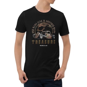 rat rod shirt, car enthusiast shirt - modeled in Black