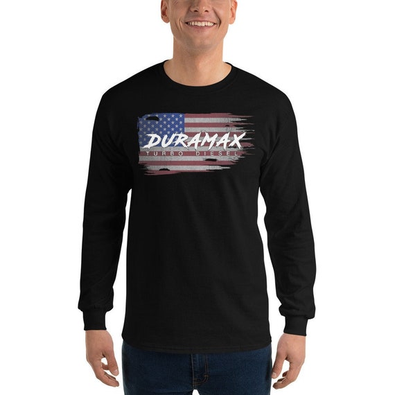 Camiseta Duramax Diesel manga larga para entusiastas de los camiones camisa con bandera americana Etsy Mexico