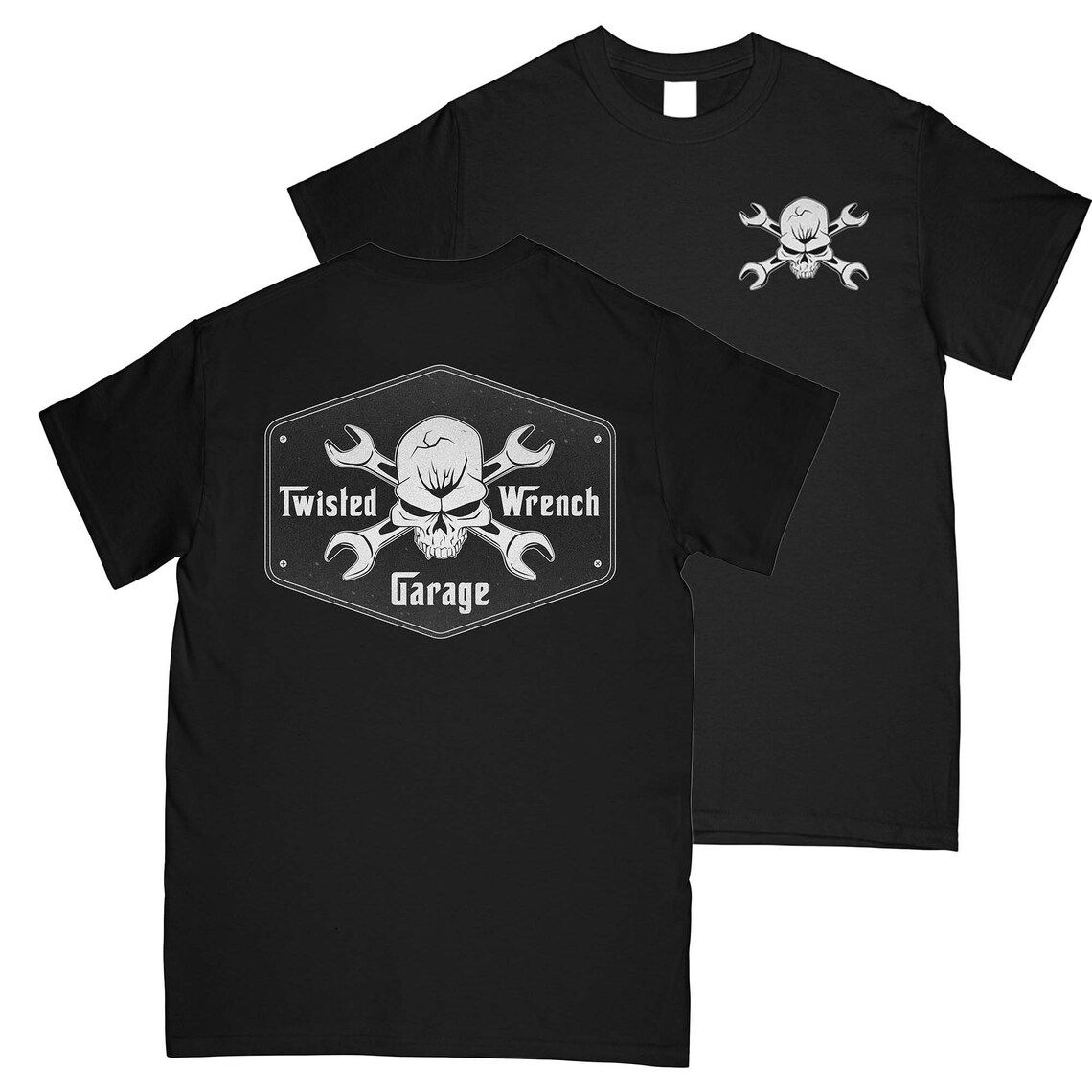 Twisted Wrench Garage Mechanic Car Guy Tshirt Etsy