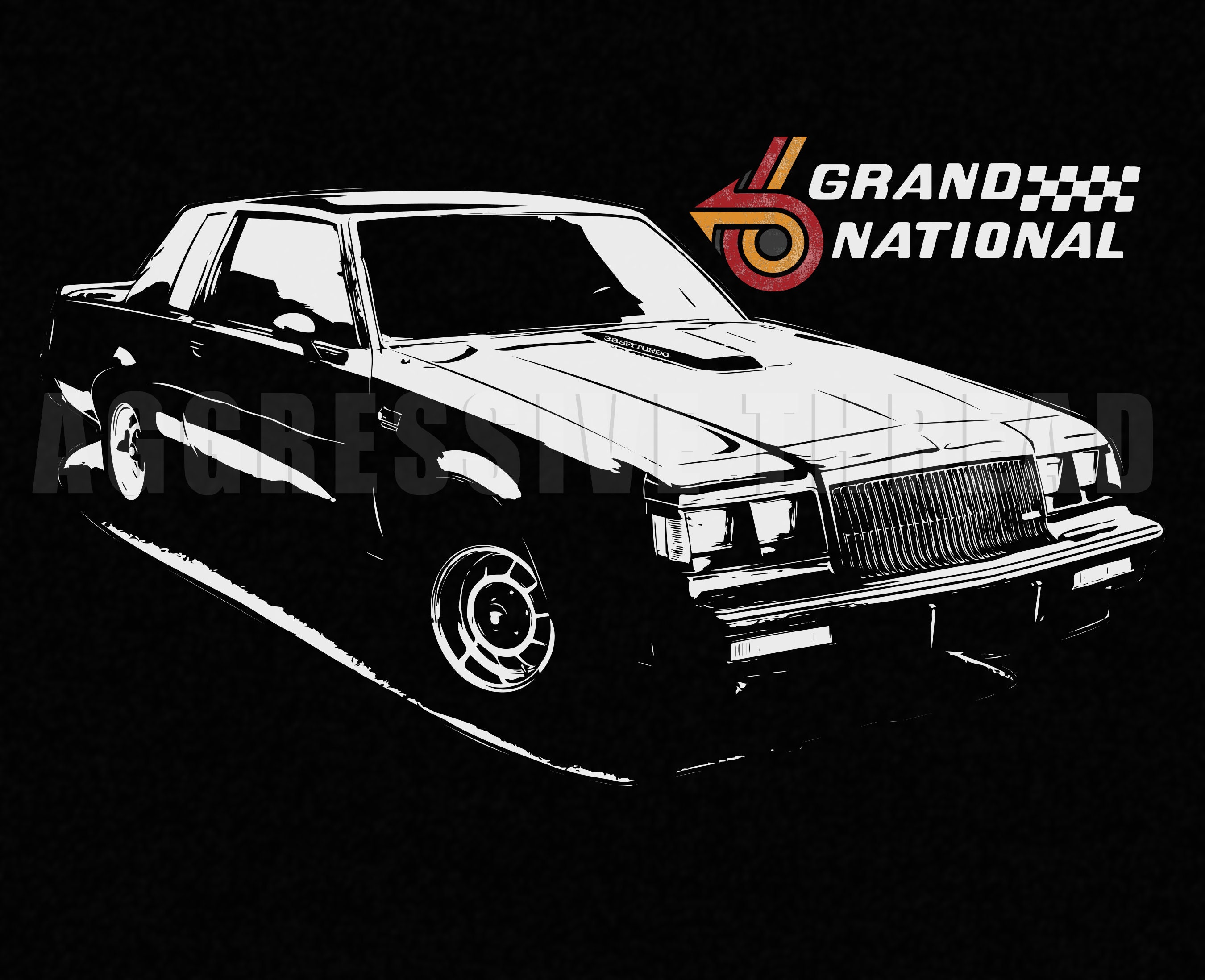 1987 Grand National Drag Race T-Shirt – Unisex Classic Muscle Car Street Racing Tee - View #6