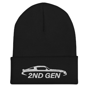 2nd Gen   Camaro Winter Hat Cuffed Beanie