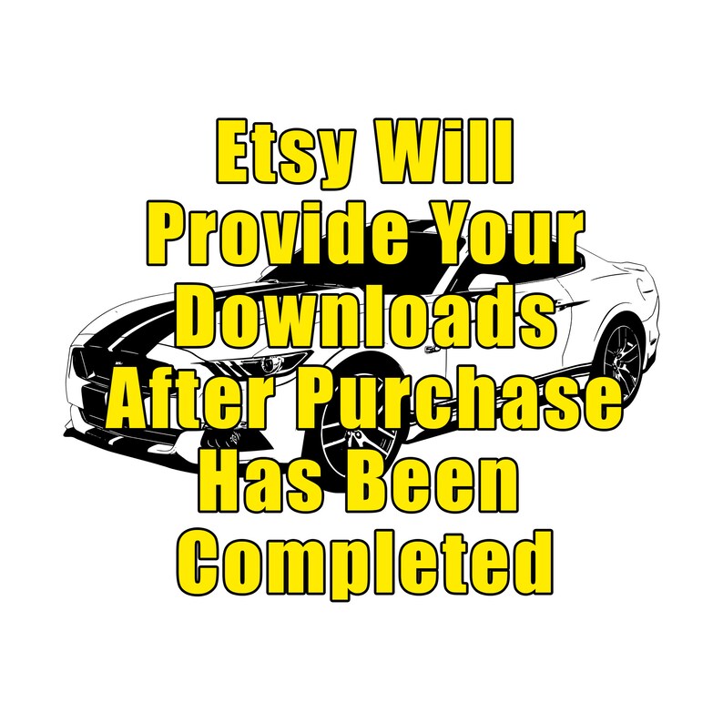 Mustang 5.0 GT Digital Download SVG PNG PDF