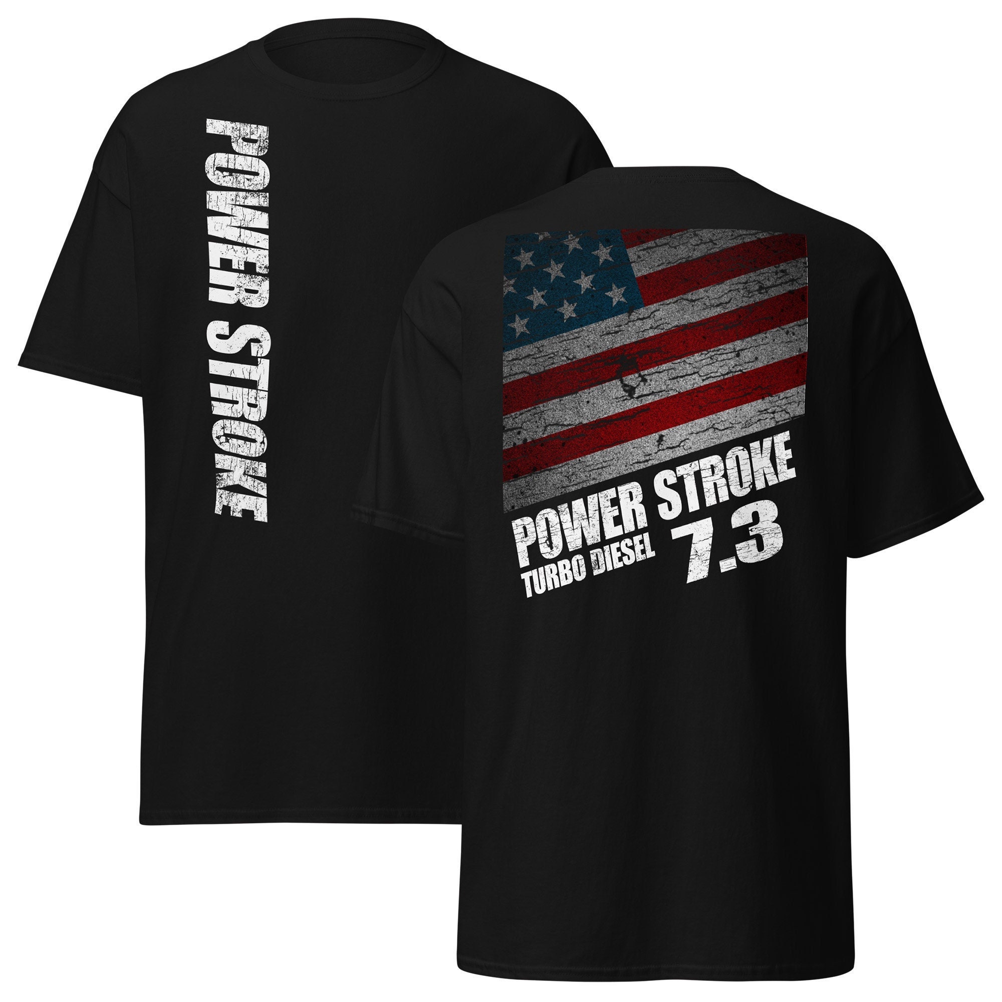 American Flag Powerstroke T-Shirt American Flag Powerstroke T-Shirt