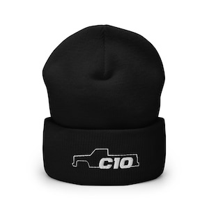 Squarebody C10 Truck Hat Square Body Winter Cuffed Beanie