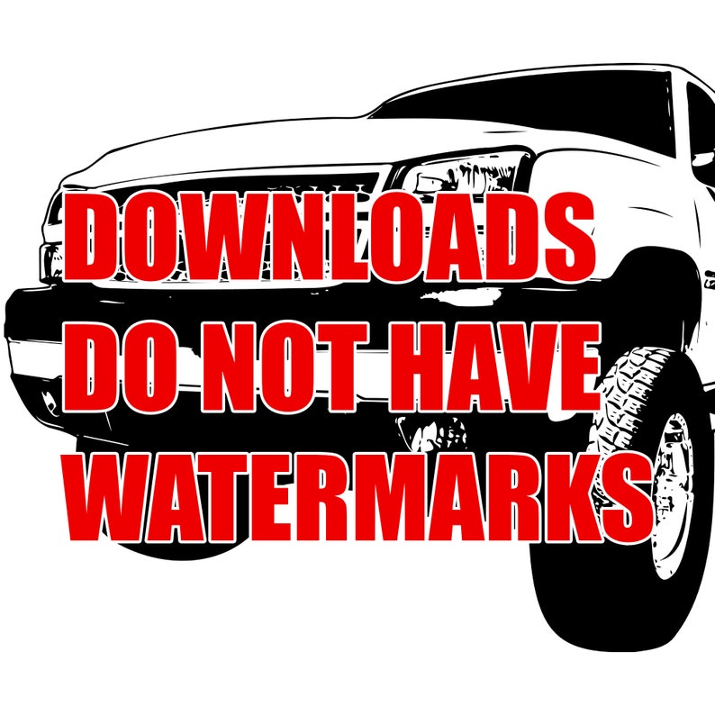 Digital nedladdning av Chevy Silverado | Duramax Cateye | PNG SVG-vektorfil för t-shirtdesign bild 2