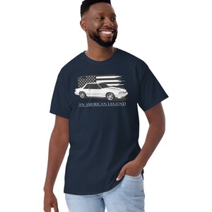 Foxbody Mustang 5.0 Classic Car T-Shirt - Unisex Short Sleeve Tee For Ford Enthusiasts - View #11