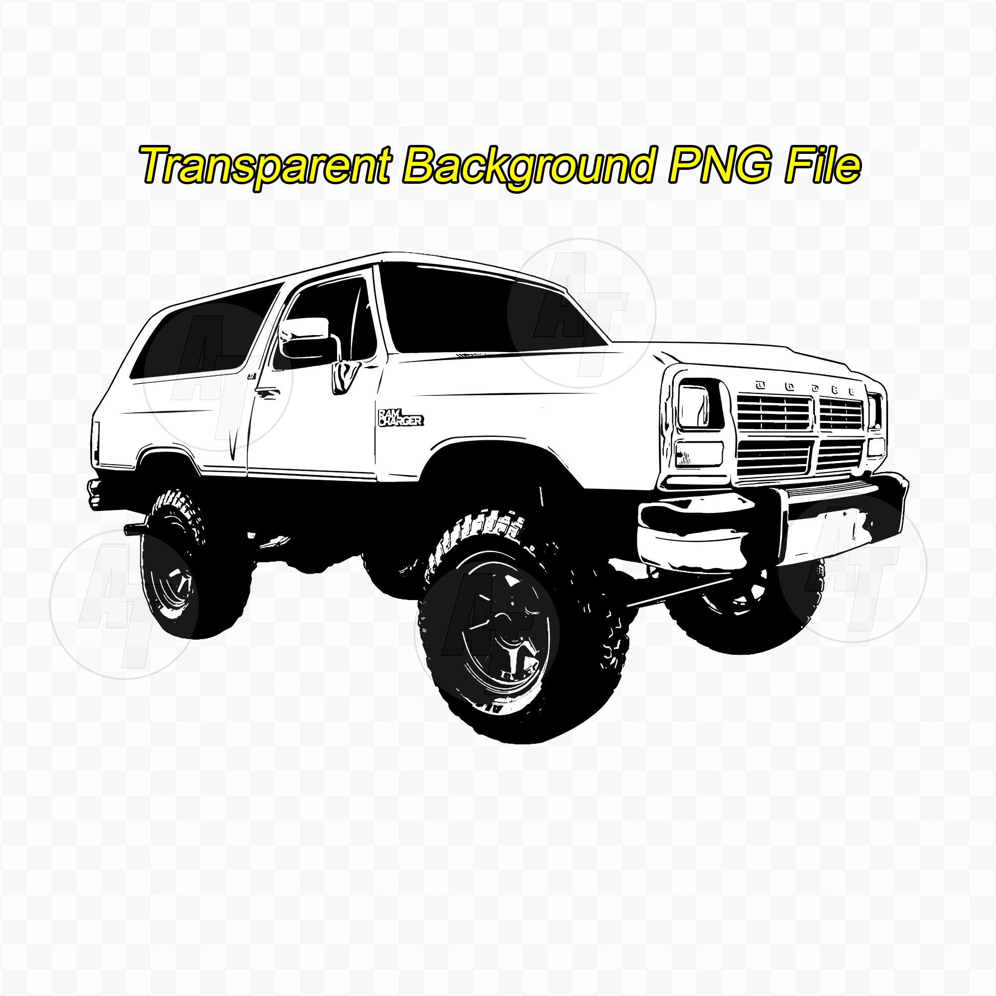 Off Road Suv Ramcharger SVG PNG Pdf 4X4 Truck Suv Graphic, Clip Art File  for Tshirts, Cakes, Screenprint, DTG, Vector, - Etsy