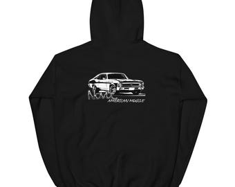 Nova SS Hoodie, Muscle Car Hooded Sweatshirt
