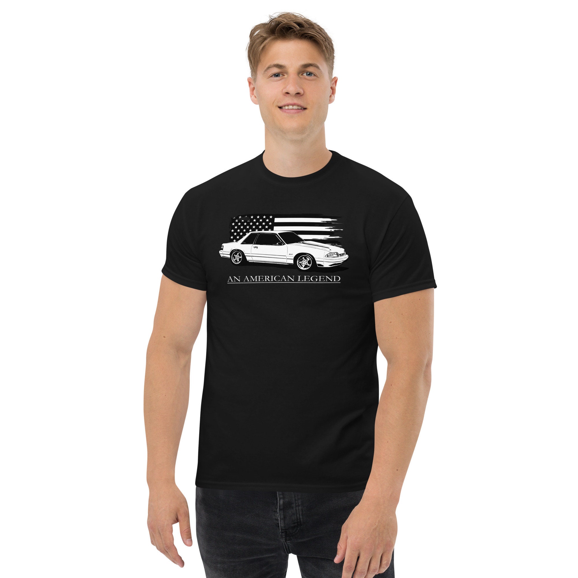 T-shirt 5.0 Shirt Mustang Notchback Mustang Etsy 80s-90s Fox Body GT -