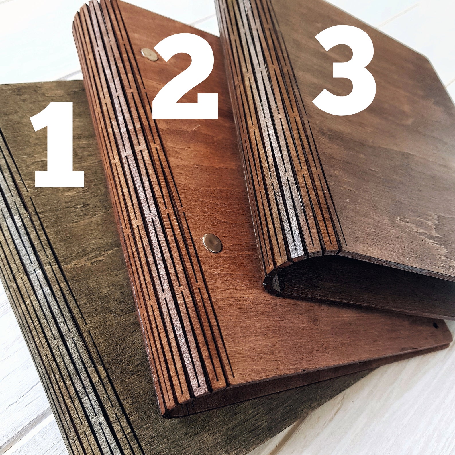 Unique Resipe Wooden Binder With Epoxy Resin Art Alternative Etsy